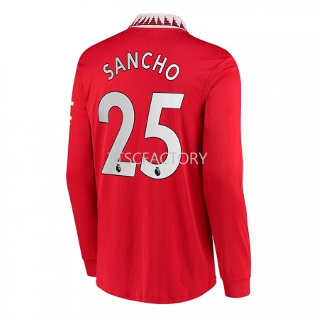 Billiga Fotbollströjor Manchester United Jadon Sancho 25 Hemma tröja 2022/23 Långärmad